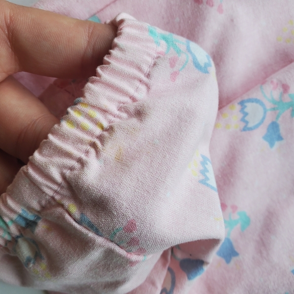 Lee Vintage Pink Floral Girls 3T Pull On 80s Pants - Picture 4 of 5